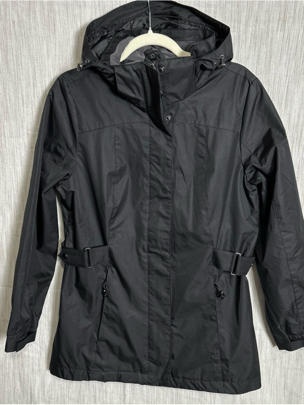 Gerry Weber Black Hooded Trench Coat